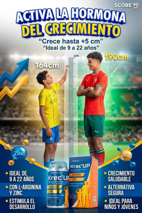 Krec Up™: Tratamiento Completo de 2 Meses – Compra 1 Mes y Recibe 2 (Oferta Especial) 🎁