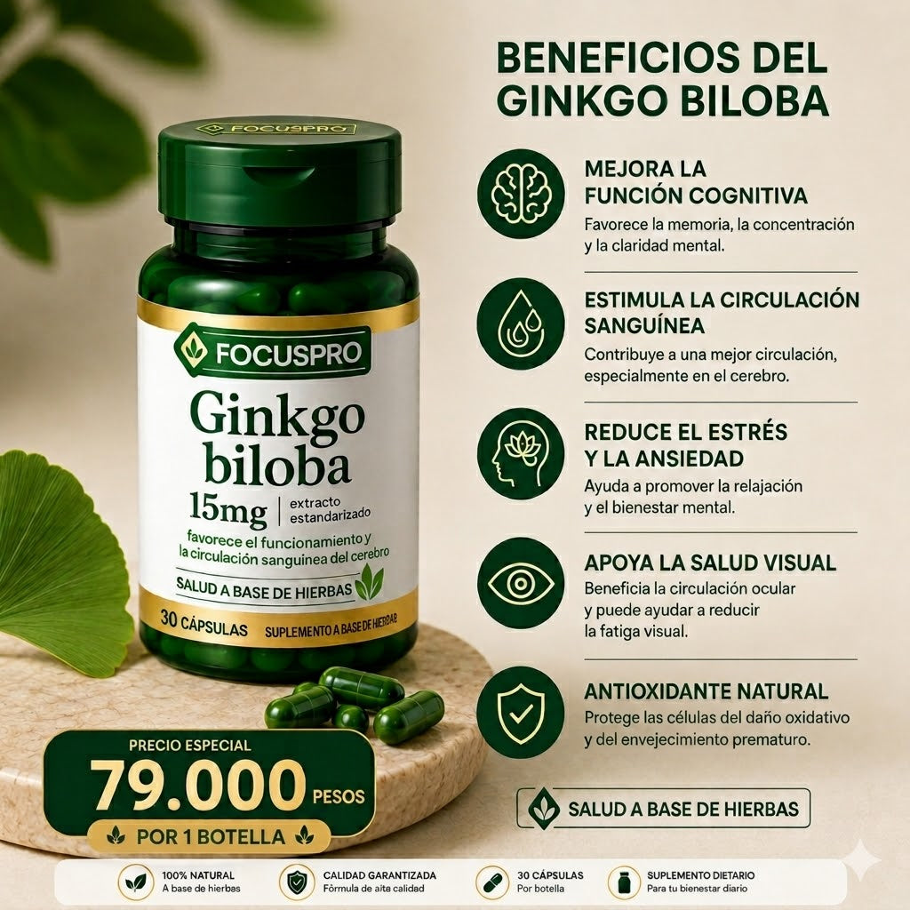 🔥 Últimas unidades disponibles del Focus Pro.Focus Pro – Máximo Enfoque, Energía Mental y Claridad Todos los Días