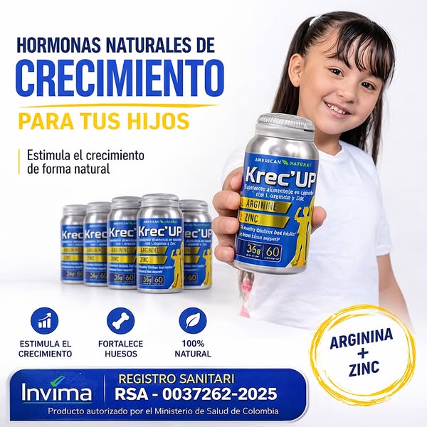 Krec Up™: Tratamiento Completo de 2 Meses – Compra 1 Mes y Recibe 2 (Oferta Especial) 🎁