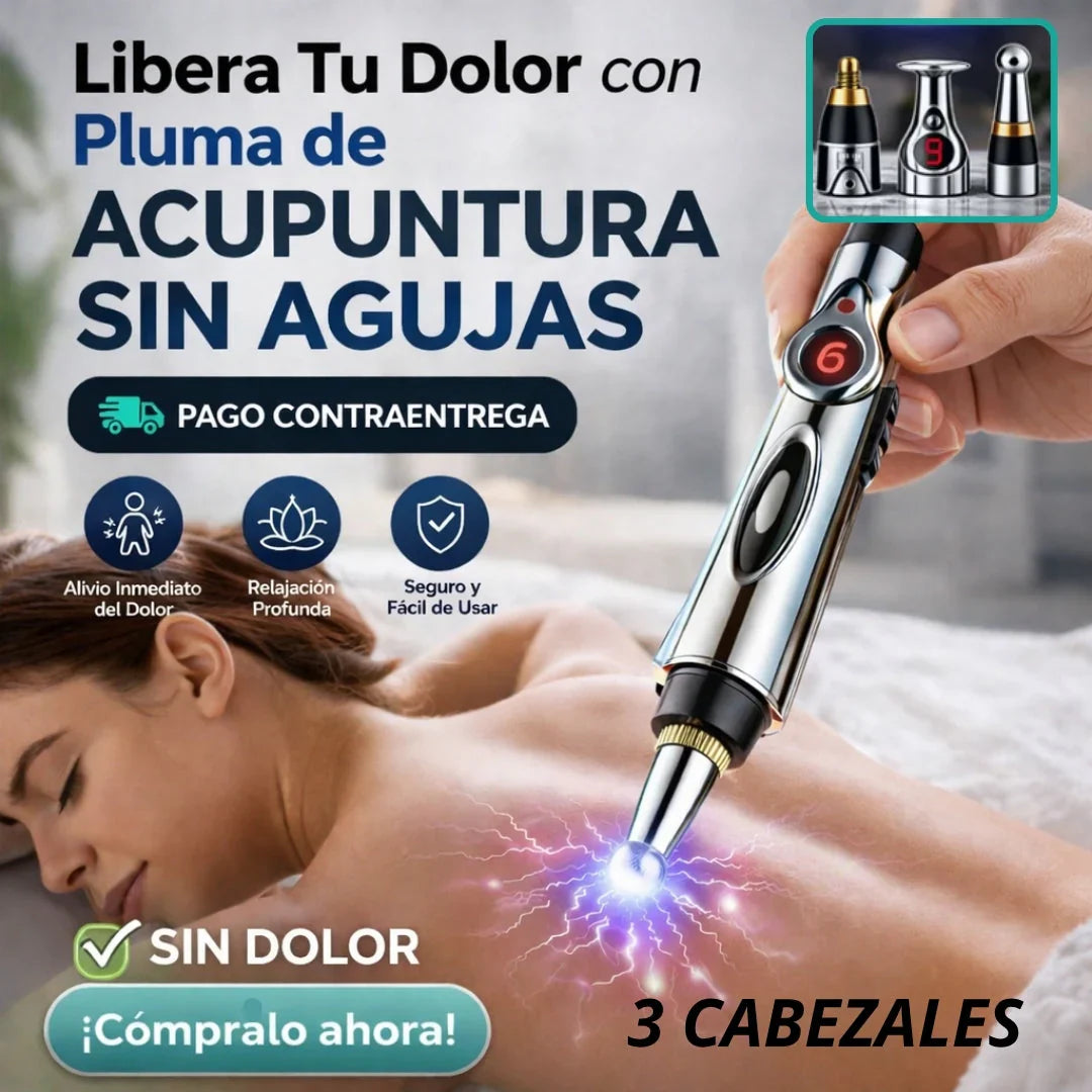 OFERTA ESPECIAL HOY .Alivio Instantáneo Sin Agujas - Lapiz Acupuntura - 3 en 1 ⚡️