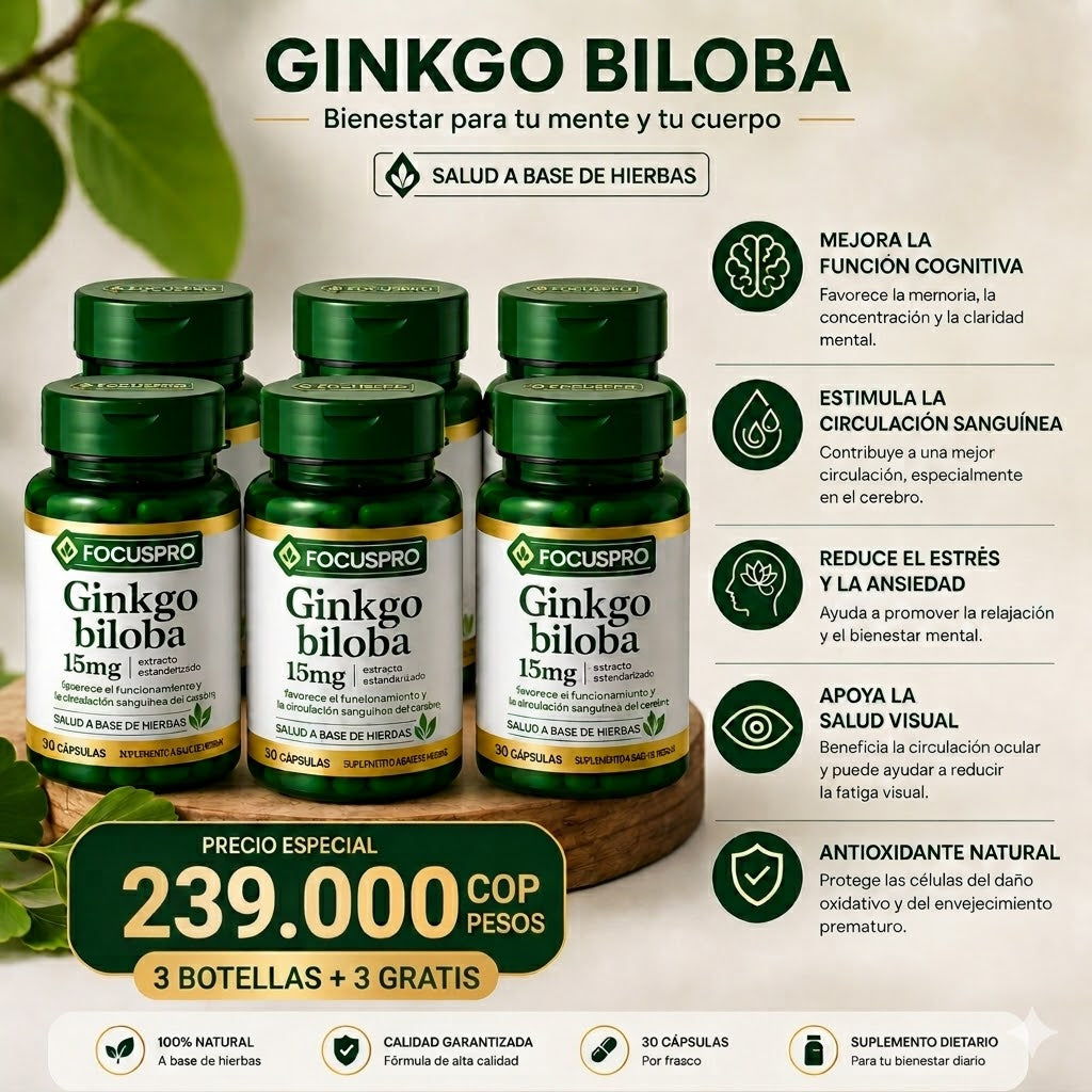 🔥 Últimas unidades disponibles del Focus Pro.Focus Pro – Máximo Enfoque, Energía Mental y Claridad Todos los Días